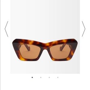 Brand new never worn Loewe tortoiseshell cat eye sunglasses